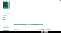 Desktop Screenshot of jaeger-blech.com