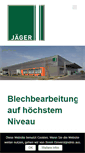 Mobile Screenshot of jaeger-blech.com